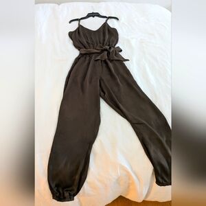 (NWOT) Bobbi Black jumpsuit in olive green - S